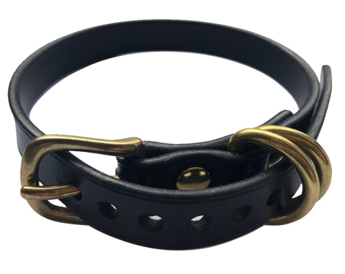 Эксклюзивный чокер из натуральной кожи Skin Love в деревянном боксе фото 2