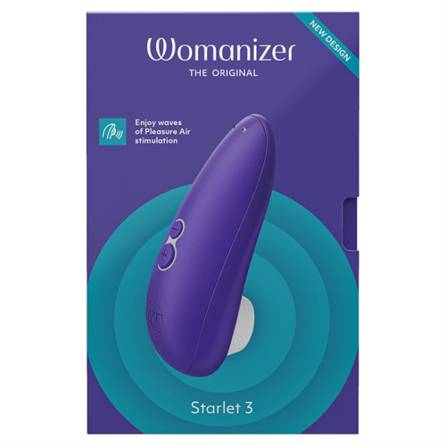 Компактный бесконтактный стимулятор клитора Womanizer Starlet 3 Indigo фото 11