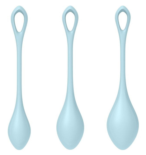 Вагинальные шарики Satisfyer Yoni Power 2 голубые фото 4