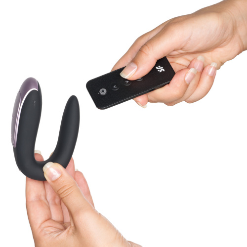 Смарт-стимулятор для пар Satisfyer Double Fun черный фото 8