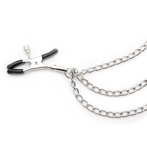 Зажимы для сосков с тремя цепочками фото 3