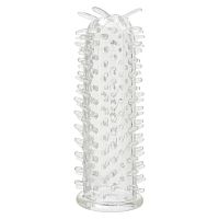 Насадка на пенис с усиками Seduction Sleeve прозрачная