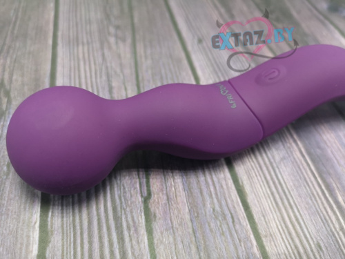 Мощный вибромассажер Cassi сливового цвета фото 5