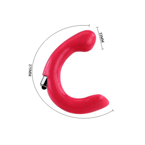 Розовый вибромассажер для стимуляции клитора и точки G фото 5