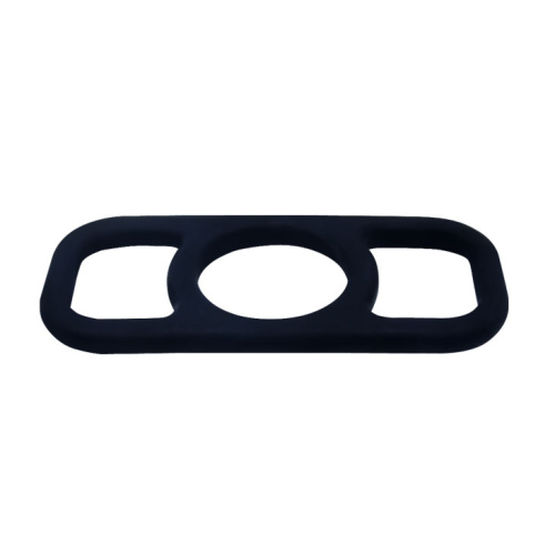 Эрекционное кольцо с петлями чёрное фото 5