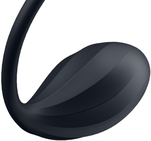 Мощный смарт-вибростимулятор Satisfyer Ribbed Petal черный фото 4