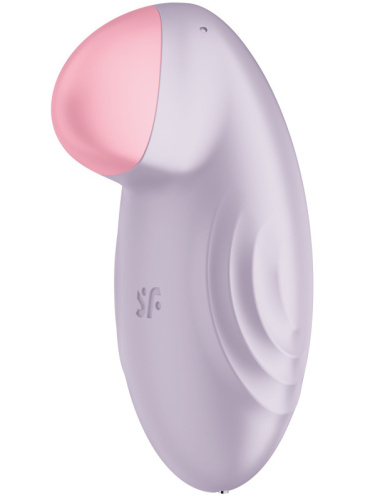 Перезаряжаемый смарт-стимулятор с вибрацией Satisfyer Tropical Tip Lilac фото 3