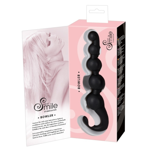 Анальный стимулятор Smile Bowler черный фото 3