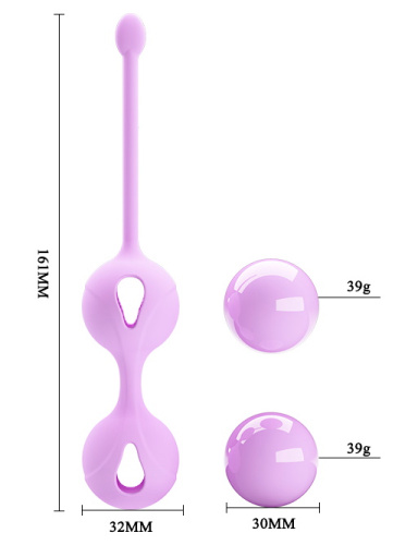Утяжелённые вагинальные шарики Pretty Love Kegel Tighten Up I фото 5