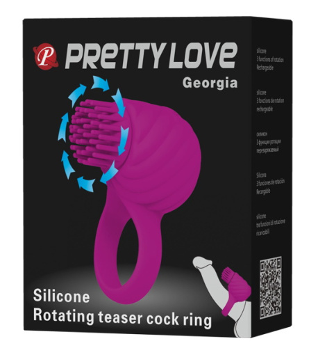 Эрекционное кольцо с ротацией Pretty Love Georgia фото 9