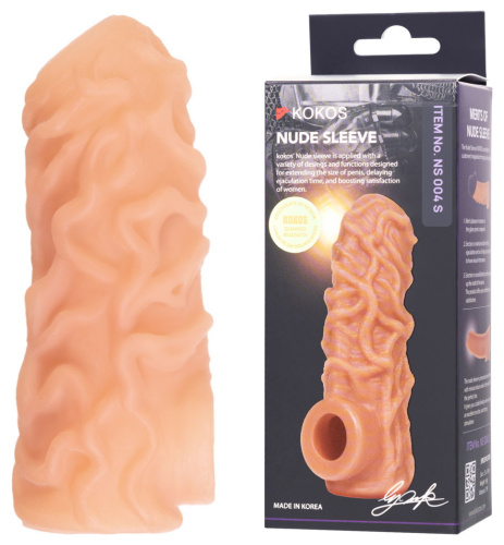 Открытая насадка с фиксацией мошонки Kokos 10 см