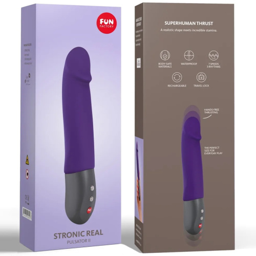 Пульсатор Fun Factory Stronic Real фиолетовый фото 6