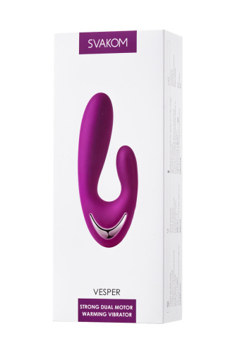 Вибратор необычной формы Svakom Vesper, фиолетовый фото 5