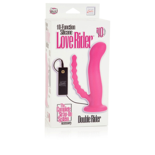 Насадка к трусикам 10-Function Silicone Love Rider Double Riders фото 6