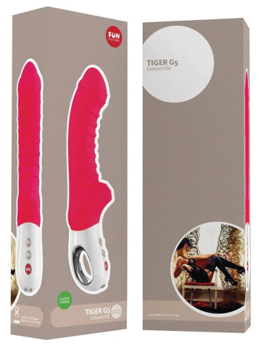 Вибратор Fun Factory Tiger G5 красный фото 8