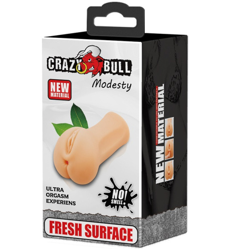 Компактный мастурбатор-попка Crazy Bull Modesty фото 7