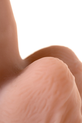 Фаллоимитатор-гигант из киберкожи на присоске 21 см фото 4