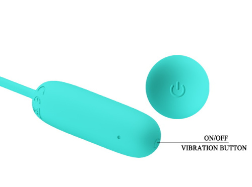 Классическое перезаряжаемое виброяйцо Pretty Love Joyce мятное фото 6