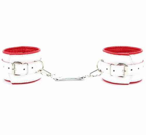 Оковы на ноги из натуральной кожи для ролевых игр фото 3