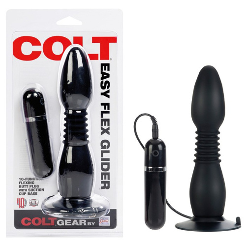 Гибкий анальный виброплаг из силикона Colt фото 4