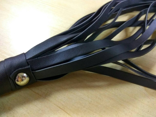 Плеть черная БДСМ фото 3