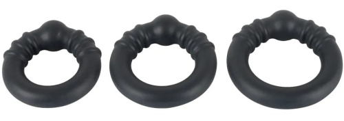 Набор силиконовых эрекционных колец Rebel фото 3