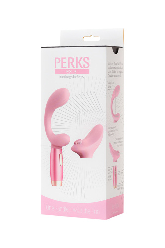 Уникальный вибратор со сменной насадкой Le Stelle Perks фото 11