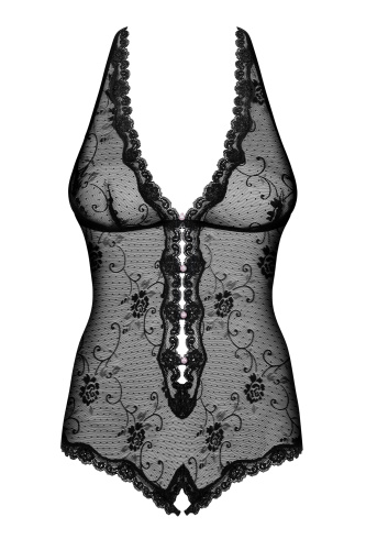 Эротичное кружевное боди с пикантным доступом Fiorenta S/M фото 5