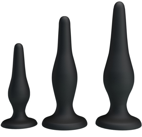 Набор силиконовых анальных пробок Beginners Mini Anal Kit фото 2