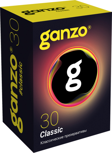 Презервативы Ganzo №30 Classic классические с обильной смазкой