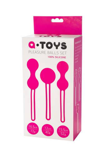 Набор вагинальных шариков A-Toys со смещенным центром тяжести фото 12