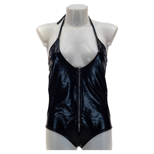 Эротическое боди женщины-кошки из винила M фото 4