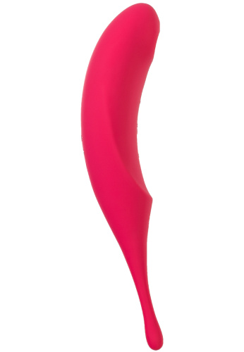 Вакуумный стимулятор с вибростимулирующим отростком Satisfyer Twirling Pro красный фото 5