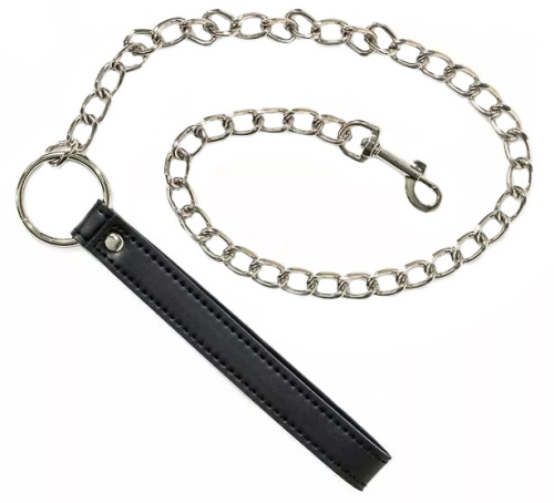 Черный БДСМ ошейник декорированный шипами фото 3