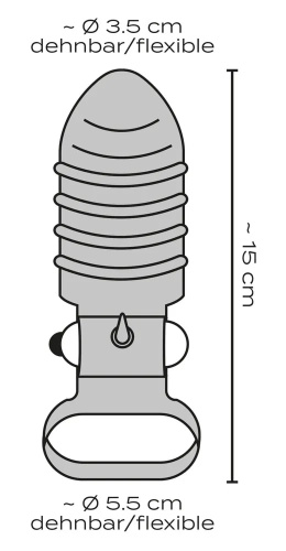 Вибронасадка на пенис Cock Sleeve You2Toys фото 9