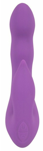 Вибратор с клиторальным стимулятором Purple Vibe фото 4