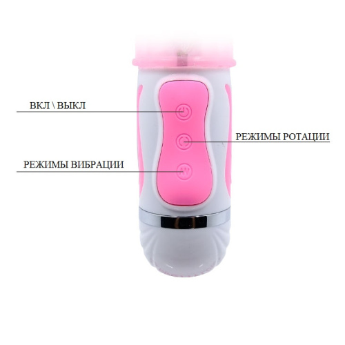 Вибратор Hi-Tech с ротацией Fascination фото 6