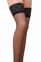 Чулки ST020 черные на силиконе размер 3/4