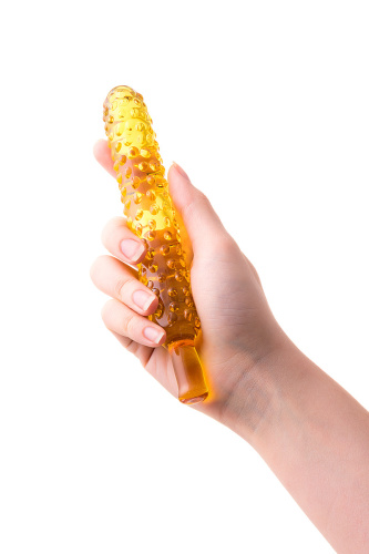 Стеклянный фаллоимитатор 18 см фото 4