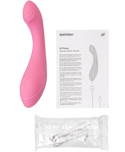 Вибратор для точки G Satisfyer G-Force розовый фото 11
