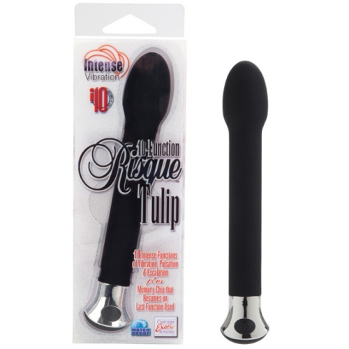 Вибратор с memory-чипом Tulip 10 функций черный фото 3