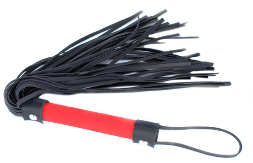 Черно-красный плюшевый БДСМ набор фото 2