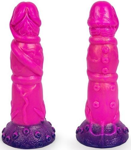 Розовый пенис пришельца Magic Hero 20 см фото 3