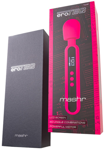 Перезаряжаемый интимный вибромассажер EroTeq Mashr с LCD экраном фото 12
