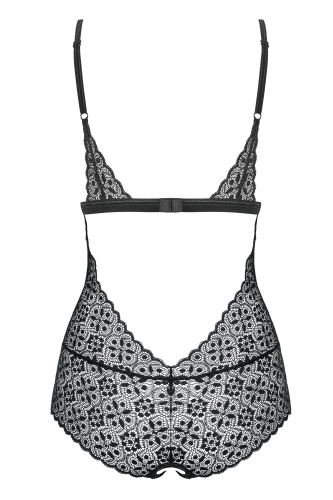 Кружевное черное боди Shibu S/M фото 4