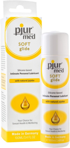Силиконовый лубрикант с жожоба Pjur Med Soft glide 100 мл