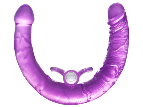 Двусторонний фаллоимитатор с вибропулей Toyfa Double Dildo фото 3