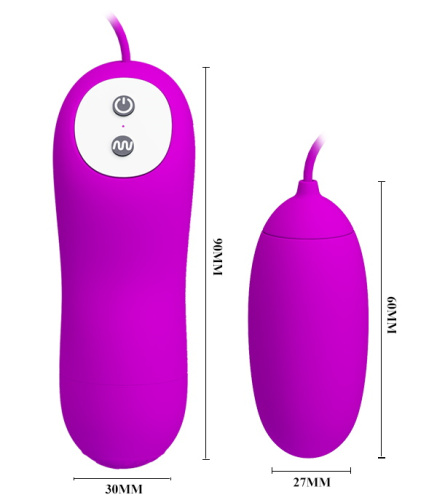 Виброяйцо с пультом управления Pretty Love Eunice фото 6