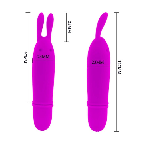 Мини-вибратор в виде кролика Boyce фото 4