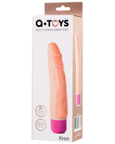 Реалистичный вибратор A-Toys Kron 21 см фото 3